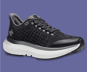 Rabbit Women's Dream Chaser Running Shoe Black Knit Size 9 NIB Neutral Cushioned